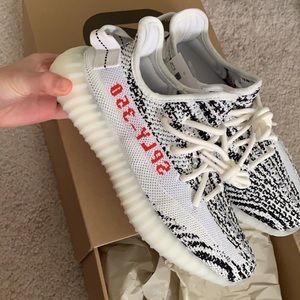 Authentic Adidas Yeezy Boost 350 V2 Zebra
